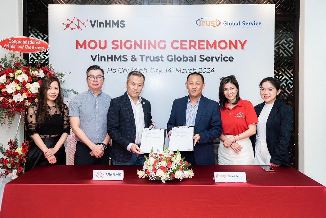 VINHMS VÀ TRUST GLOBAL SERVICE KÝ KẾT THỎA THUẬN HỢP TÁC CHIẾN LƯỢC TOÀN DIỆN